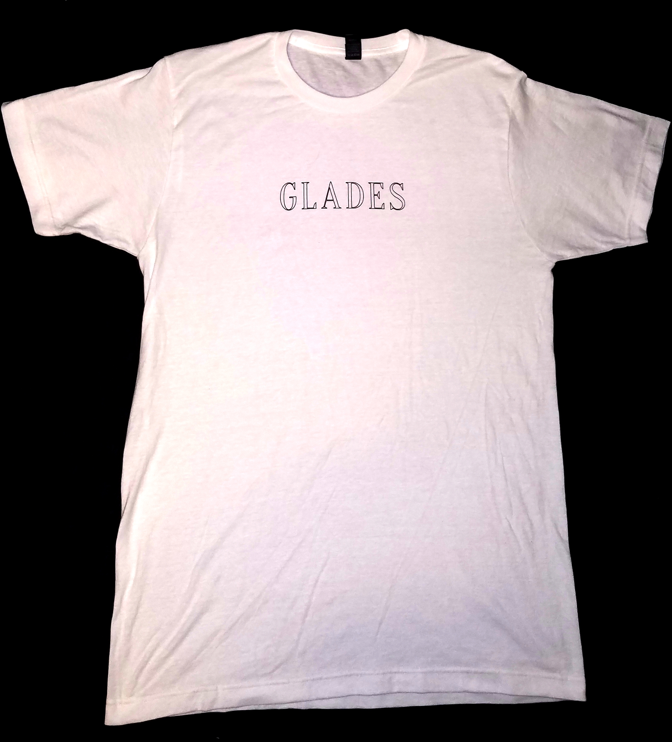 GLADES White T-Shirt (Front)